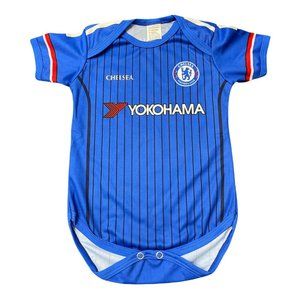 Chelsea Baby Soccer Jumper Jersey Bodysuit Baby Suit 0-6 Months Blues
